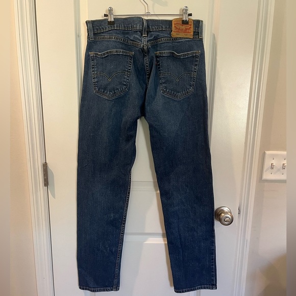 Levi 505 Blue Jean 33x32 (Blank Tab Jeans) - Picture 3 of 4